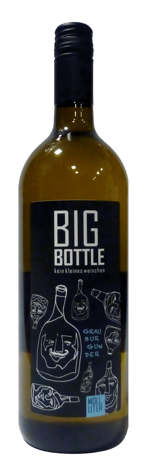 Römergut Moll Big Bottle Grauburgunder trocken 2021/22 1L