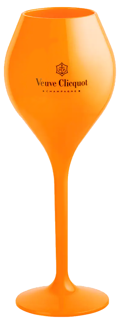 Veuve Clicquot Acryl Glas Orange 0,1L